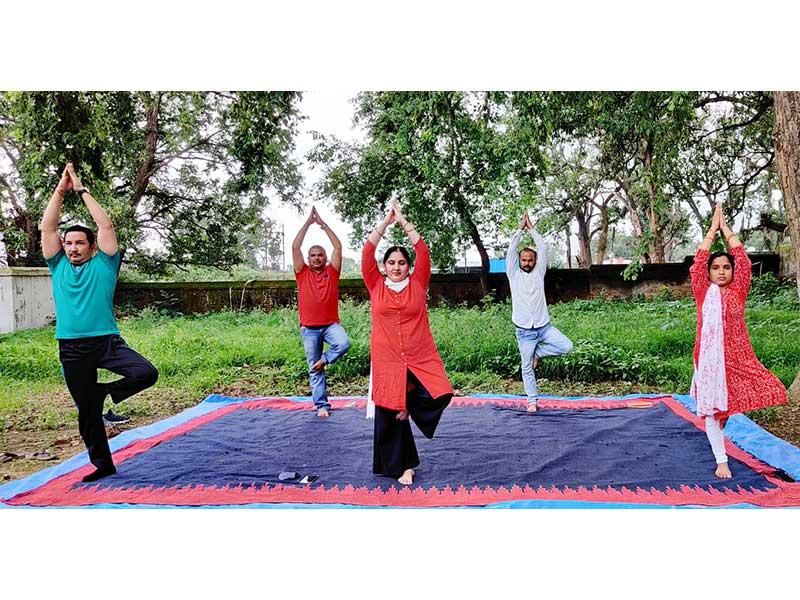 MVM PRATAPPUR : 21st June International #Yoga Day celebrated
